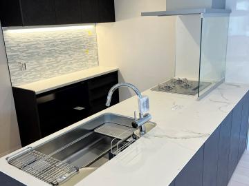 キッチン／セラミック大理石調カウンター(2026年1月)